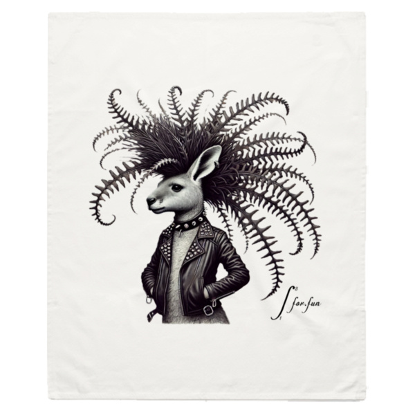 Kangaroo with a Barnsley Fern hairstyle Thumbnail