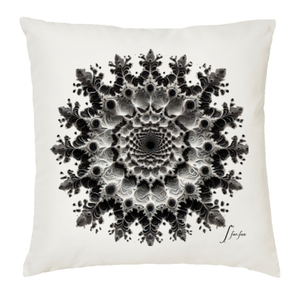 Fractal Cushion Cover - C (Mandelbrot Set) Thumbnail